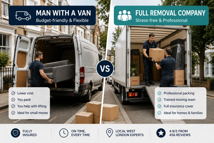 Man and Van vs Full Removal Company — Which Do You Need?